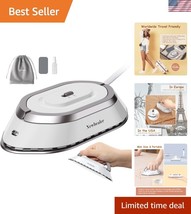 Ceramic Soleplate Travel Iron with Silicone Stand - Lightweight &amp; Compac... - $868.71 MXN