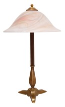Elegante Art Nouveau Lampe de Cuivre Berlin Table Laiton - $5,120.16 MXN
