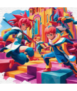 Digital Wall Art - Title: Portrait of Transient Beauty - $6.32 CAD