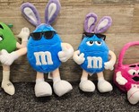 M&amp;M’s Candy Easter Plush Dolls - Lot of 4 - £15.42 GBP