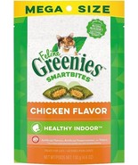 Feline Greenies SmartBites Healthy Indoor Chicken Flavor Cat Treats - £11.89 GBP