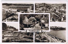 United Kingdom UK England Postcard Torquay Cockington Forge Marina Abbey Gardens - £2.28 GBP