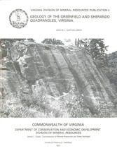 Geology of Greenfield and Sherando Quadrangles, Virginia by Mervin J Bar... - $18.69