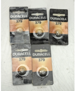 Lot of 5 Duracell Silver 379 1.5 V 16 Ah Electronic/Watch/Calculator Bat... - $39.70