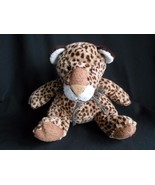 FAO Schwartz Baby Cheetah Leopard Plush Stuffed Rattle Animal Toy 8&quot; - $28.76 CAD