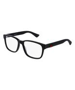 GUCCI GG0011O 005 Black 55mm Eyeglasses New Authentic - $383.07 CAD