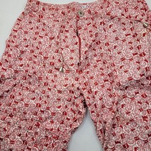 Mens Bare Fox Jeans Red Graphic Shorts Size 36 Drawstring - £5.88 GBP