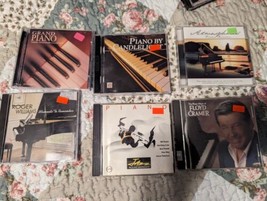 Piano Music Lot of 6 CD&#39;s. Roger Williams, Floyd Cramer &amp; More (#23) - £6.24 GBP