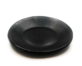 Set 4 PCS Clay Ring Dish Plate Black Clay 9.5&quot; Unglazed Handmade in La C... - £83.09 GBP