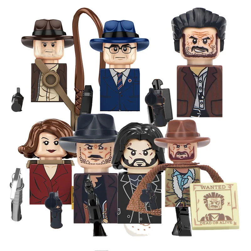 M6026 movies indiana jones and the dial of destiny helena dolls mini figures action toy thumb200