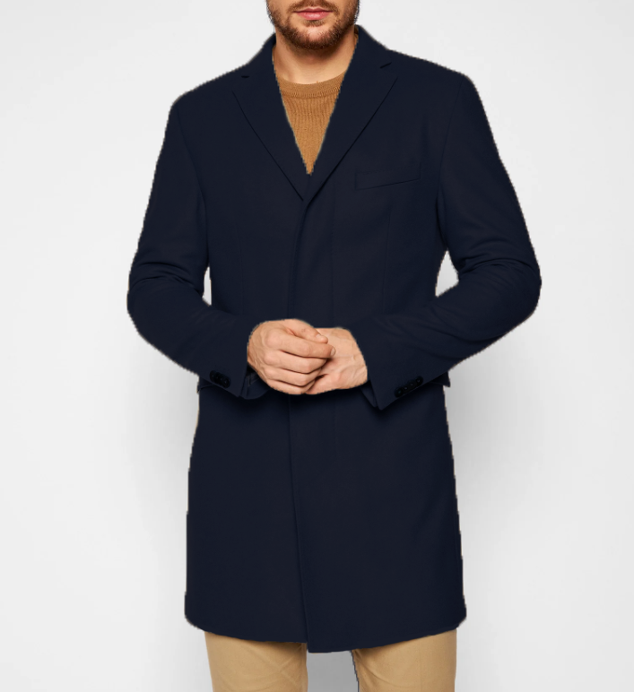 Primary image for CLUB OF GENTS Savile Row Mens Coat Cg Major Bv 98CM Navy Size M/L AX145831