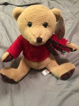 Sugar Loaf Christmas Bear Plush 11” Tall - £2.83 GBP
