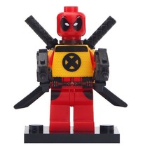 Deadpool (X-Force suit) Marvel Superhero Minifigures Block Toy Gift  - £2.36 GBP