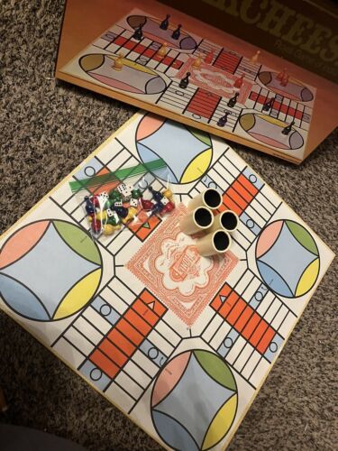 Vintage 1982 Parcheesi Board Game Deluxe Edition Royal Game of India Complete - $17.81