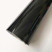 50*152/200/300..500CM High Quality Black Glossy Vinyl Film Piano Black Gloss Wra - £68.90 GBP