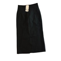 Zara Black Midi Pencil Skirt Business Career Wear Zip Up Skirt Size Smal... - $24.99