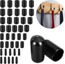 Cobee Rubber End Caps, 40Pcs Vinyl round End Caps for Screw Vinyl Tube Flexible  - £8.23 GBP