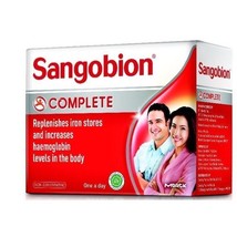 1X Sangobion 100'S Replenishes Iron Stores Increase Haemoglobin Level For Anemia - $47.32