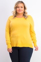 New Charters Club Yellow 100% Merino Wool Sweater Size L - £35.96 GBP