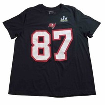 Tampa Bay Bucs Nike Shirt Men&#39;s XL Super Bowl 55 Gronkowski Black NFL Football - £10.06 GBP