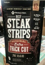 Member&#39;s Mark Beef Steak Strips Jerky Original Extra-Thick Cut, 12 Ounces - £13.40 GBP