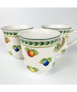 Villeroy and Boch French Garden Fleurance Mugs set of 3 - £43.14 GBP