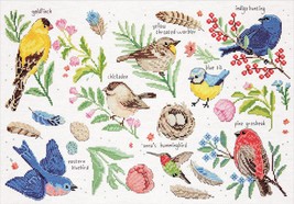 Design Works Counted Cross Stitch Kit 12X18-Bird Study (14 Count) (Pack of 1) - €61,29 EUR