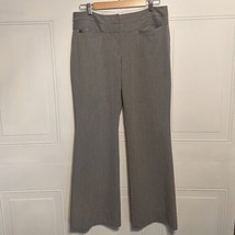 Express Editor pinstripe grey dress career Pants Gray Size 10R - £11.93 GBP
