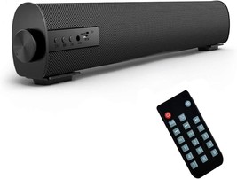 Portable Soundbar For Tv/Pc, Outdoor/Indoor Wired &amp; Wireless Bluetooth, Updated - £35.92 GBP