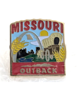Missouri Outback Steakhouse Enamel Pin Advertise Souvenir The Gateway Ar... - $12.99