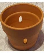 Lovely Terracotta Planter Pot - Cut-Out Pattern - Small/Medium Size - Dr... - $33.69 CAD