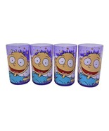 4 Vintage Rugrats Tommy Pickles Viacom 1997 Drinking cup Purple Cartoon - €16,16 EUR