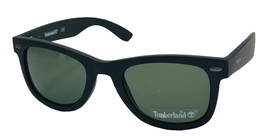 Timberland Men Sunglass Matte Black Plastic Square, Green Lens TB7156 2N - $22.49