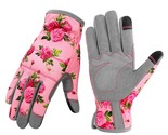 Leather Gardening Gloves For Women, Flexible Breathable Garden Gloves,Th... - $20.99