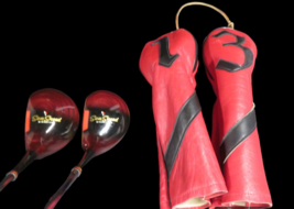 Vintage Wilson Sam Snead Signature Series Driver and 3-Wood w/ Headcovers - $44.50