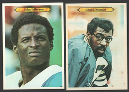 San Diego Chargers 21 Chuck Muncie 18 John Jefferson 1980 Topps Super White Back - £3.92 GBP