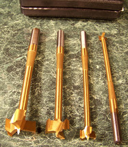 4pc Multi Angle Drill Bit Set 9 Cutting Edges per Bit Cut Mill Route Curve big 1 - £19.58 GBP