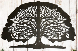 Rustic Longevity Tree of Life With Rich Branch And Root System Wall Cutout Decor - £39.95 GBP
