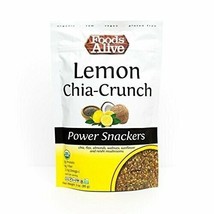 Foods Alive Organic Lemon Chia Power Snack 3 OZ - £11.40 GBP