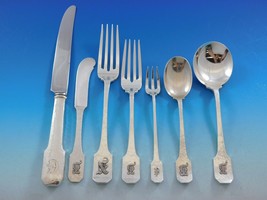 Norman Hammered by Shreve Sterling Silver Flatware Set Service 87 pieces Dinner - £5,498.94 GBP