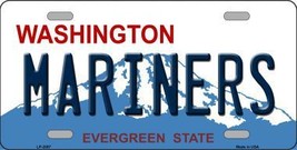 Mariners Washington State Background Metal Novelty License Plate LP-2087 - £14.86 GBP