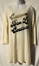 Juicy Couture Creme De La Couture Beige Long Sleeve Nightgown Size Medium NWOT - £10.40 GBP