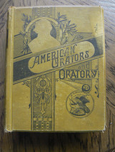 American Orators And Oratory Biographical Sketches Cm Whitman 1884 Antique Book - £309.76 GBP