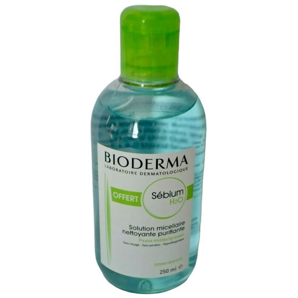 Bioderma Sebium H2O Purifying Cleansing Micellar Water Solution 8.33oz 250ml - £5.37 GBP