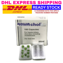 ROWACHOL 100&#39;s For Hepato Biliary Disorders Cholelitiasis &amp; Gallstones - $34.84