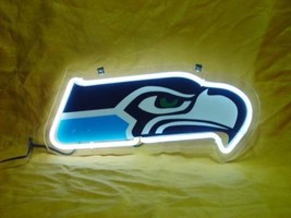New NFL Seattle Seahawks Beer Bar Pub Gift Neon Light Sign 10&quot;x6&quot; [High Quality] - £55.32 GBP