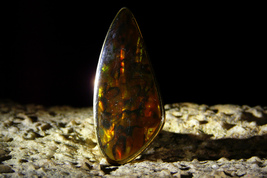 Extremely Powerful ABYSSAL WINGED DEMON Vintage Fire Agate Pendant Haunt... - £338.98 GBP