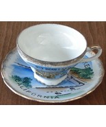Lovely Vintage Big Bear Lake Souvenir Teacup and Saucer Set- VGC - EFCCO... - $19.79