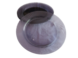 READ* 3+1  x Pyrex Festiva Purple Amethyst Glass 10.6&quot; Dinner Plate Lot ... - £22.57 GBP
