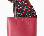 Kate Spade Harper Dark Red Leather Tote WKR00059 Berry Cobbler NWT $399 ... - £106.01 GBP